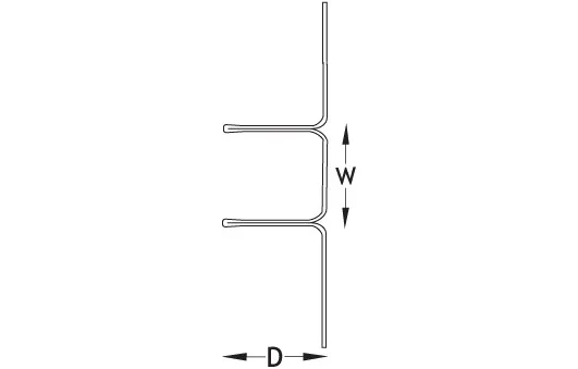 Architraved Bead Double Side Mesh